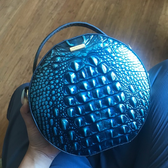 Brahmin Handbags - Blue/Green Tin Can Brahmin Crossbody